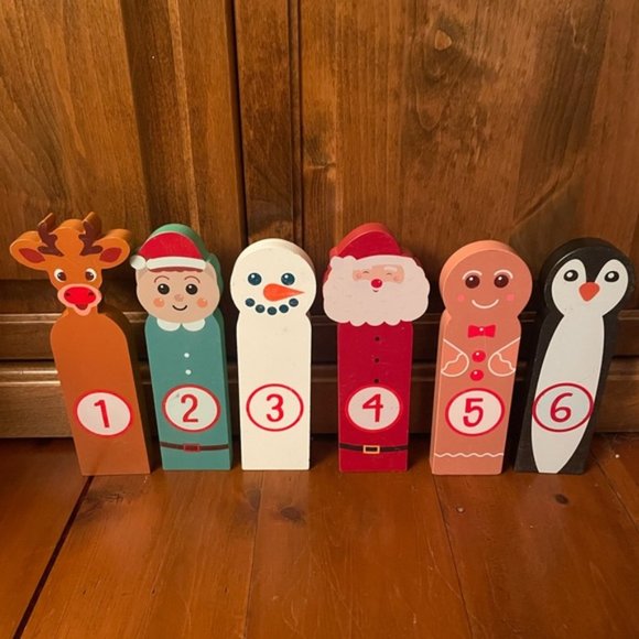 Professor Puzzle Wood Christmas Counting Game - Picture 2 of 9